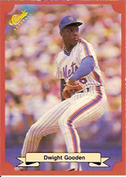 1988 Classic Red Baseball Cards        171     Dwight Gooden